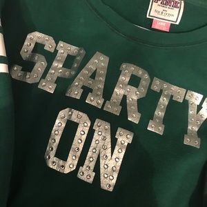 Michigan State sweatshirt. VS PINK